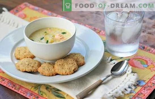 Žuvų sriuba su grietine - ausies alternatyva. Geriausi žuvų sriubos receptai su lašišos, skumbrės, žiedadulkių, upėtakių ir rožinės lašišos kremu