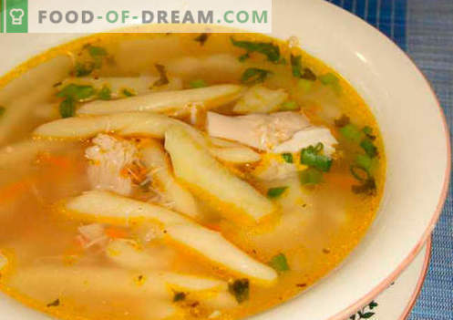 Супа от макаронени изделия - доказани рецепти. Как правилно и вкусно да се готви супата с паста.
