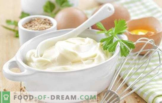 Majonez mleczny to popularny francuski sos. Różny majonez w mleku: z jajkami, skrobią, mąką i musztardą