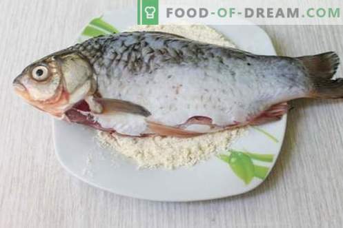 Dwa z najbardziej smacznych i szybkich przepisów na gotowanie ryb rzecznych (karaś)