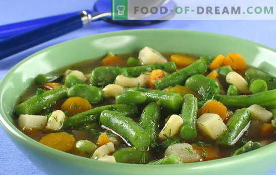 Zupa z zielonej fasoli - mnóstwo kolorów i korzyści w każdej płytce. Oryginalne i sprawdzone receptury na zupę strączkową