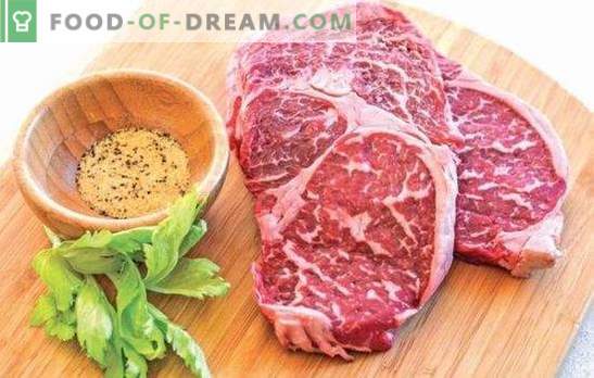 Marmurkowaty stek wołowy - przysmak mięsny! Przepisy i wszystkie sposoby gotowania marmurkowych steków wołowych w piekarniku, na kuchence i na grillu