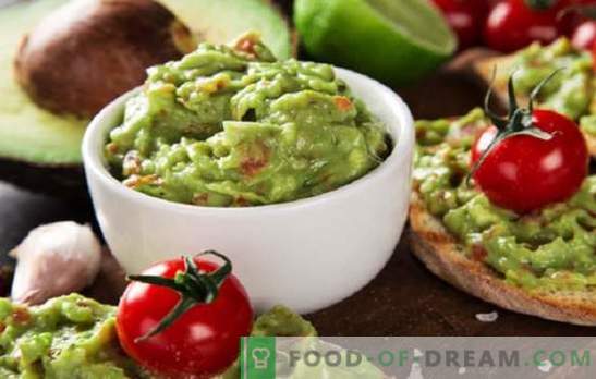 Guacamole z sosem awokado: meksykańskie przepisy na suplement! Nowe i klasyczne przepisy na sos z guacamole z awokado, przystawki z nim