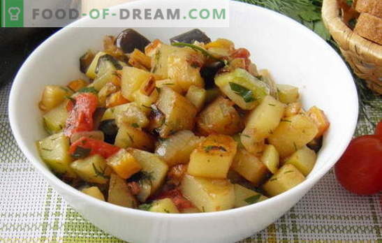 Gulasz warzywny z cukinią i ziemniakami jest ulubionym letnim menu. Przepis na gulasz warzywny z cukinią i ziemniakami: minimalny wysiłek