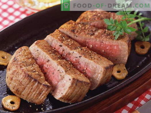 Mięso na patelni - najlepsze przepisy. Jak prawidłowo i smacznie gotować mięso na patelni.