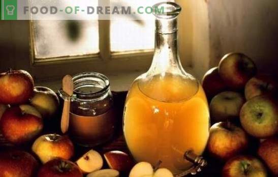 Ocet jabłkowy: gotowanie w domu. Dlaczego lepiej gotować ocet jabłkowy w domu