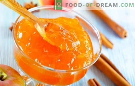 Apfelmarmelade mit Orangen - alter Geschmack, neuer Geschmack! Rezepte Marmelade von Äpfeln mit Orangen für den Winter und einfach so