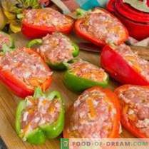 Stuffed Peppers with Minced Rice