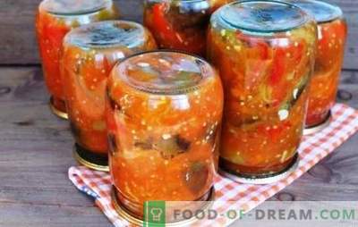 Eggplant manjo - bright and appetizing! Recipes for appetizers (salad) mango eggplant for the winter: classic, with beans, zucchini