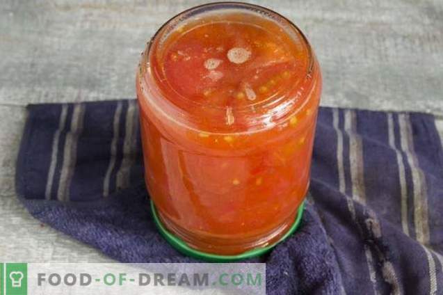 Pomidory we własnym soku z bułgarską papryką na zimę