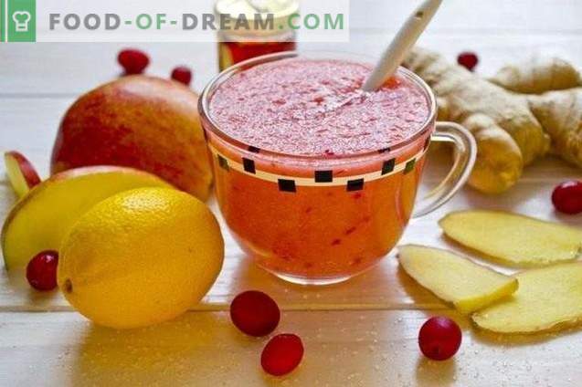 Frucht-Cranberry-Smoothie - Vitamin-Cocktail