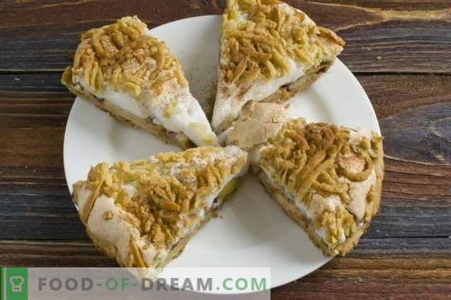 Sandy Apple Pie with Meringue