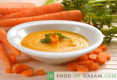 Karottenpüree - die besten Rezepte. Wie man richtig und lecker gekochtes Karottenpüree macht.