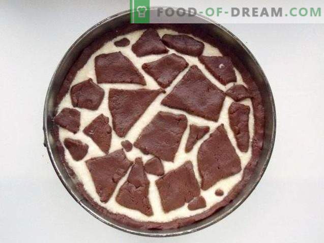 Sernik żyrafa i ciasto czekoladowe