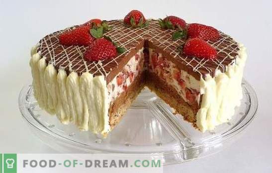 Ciasto czekoladowe z truskawkami - marzenie o słodyczy! Przepisy na czekoladowe ciasto truskawkowe na domowe napoje herbaciane