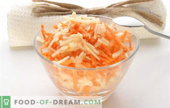 Jak gotować sałatkę z marchwi w jadalni, dlaczego jest tak smaczna? Sałatka marchewkowa w jadalni - domowe przepisy!