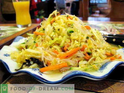 Peking-Salat - die besten Rezepte. Wie man richtig Peking-Salat kocht.