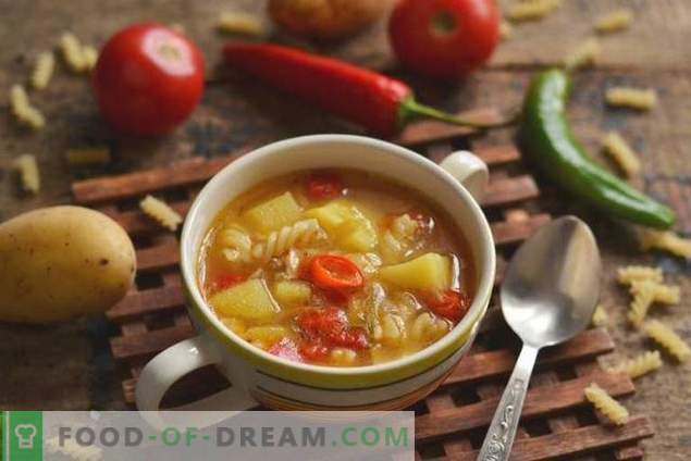 Zupa z makaronem i warzywami - kiedy szybka, zdrowa i smaczna