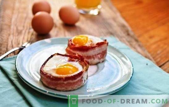 Boczek i jajka - najlepszy gość domowej kuchni. Trudno się dziwić, łatwo się karmi: fantazja w potrawkach ze smażonego bekonu