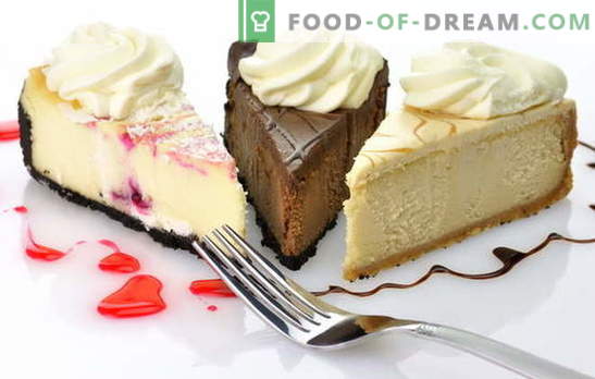 Ciasto sernikowe: oryginalne przepisy na słodki deser. Ciasto sernikowe do samodzielnego przygotowania: z ciastek, śmietany, twarogu, sera