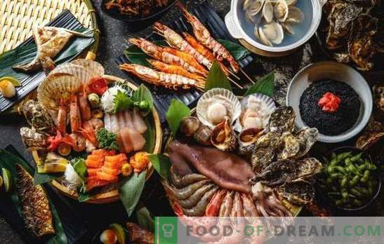 Tematyczny stół noworoczny: tylko ryby i owoce morza