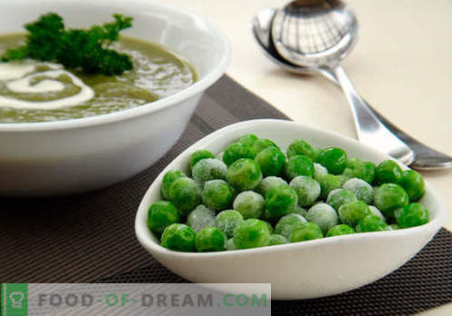 Juha z zelenim grahom - dokazani recepti. Kako pravilno in okusno kuhamo juho z zelenim grahom.