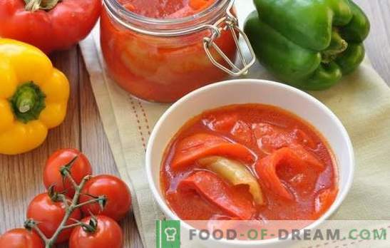 Jak zrobić leko z pomidorów na zimę: węgierski, bułgarski, rosyjski. Wybierz przepis pomidorowy na zimę