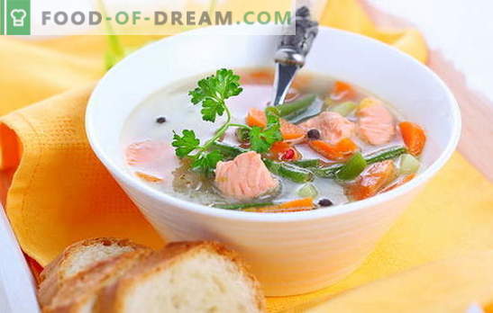 Szybkie gotowanie - zupy z różowego łososia w puszce. Sprawdzone popularne przepisy na zupy w puszce z różowym łososiem