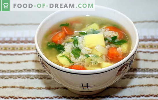 Zupa z ryżem i ziemniakami: szybka, smaczna i zdrowa. Gotowanie zupy z ryżem i ziemniakami to prosty i szybki proces