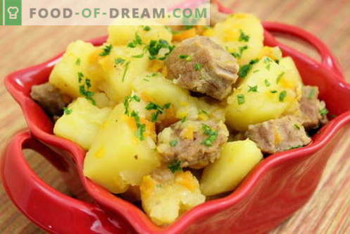 Ziemniak z mięsem w wolnej kuchence - najlepsze przepisy. Jak właściwie i smacznie gotować ziemniaki z mięsem w wolnej kuchence.
