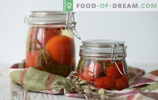 Marynata do pomidorów - główny bohater przygotowania pomidorowego! Przepisy na pyszne marynaty do pomidorów: z octem, aspiryną, wódką