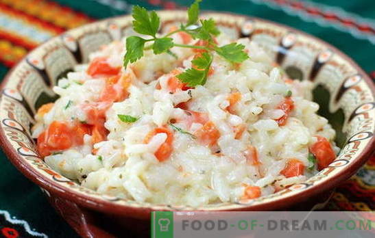 Ris med morötter - alltid vänlig! Söt och kryddig, stekt, kokt och bakad - risrätter med morötter: de bästa recepten