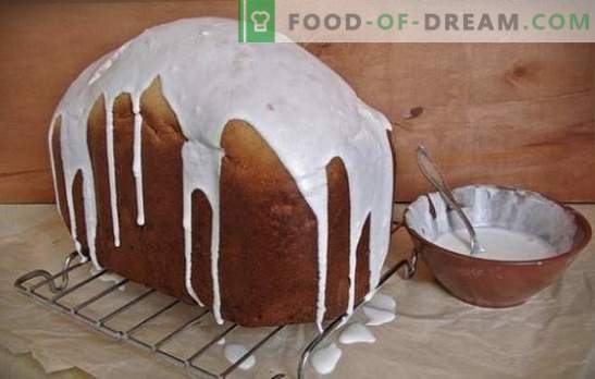 Ciasto wielkanocne w wypiekaczu do chleba - to zawsze działa! Jak ugotować bujne ciasto w wypiekaczu do chleba: przepisy z suszonymi owocami, cytrusami, miodem