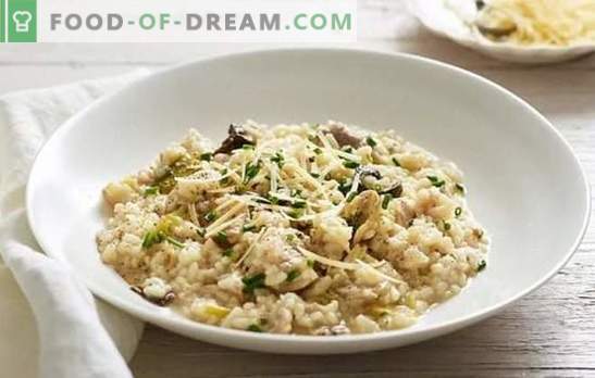 Klasyczne risotto - popularne danie pochodzące z Włoch. Przepisy na klasyczne risotto z grzybami, kurczakiem, warzywami i owocami morza