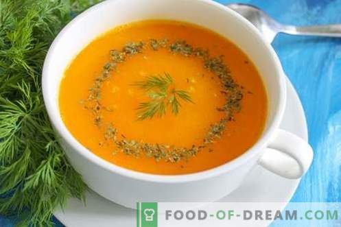 Zupa z dyni puree - jasny nastrój o każdej porze roku. Przepis krok po kroku ze zdjęciem: zupa dyniowa, różne opcje
