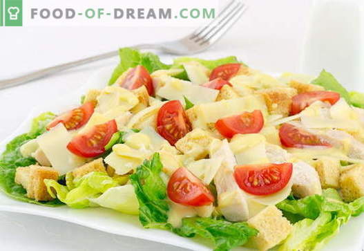 Chicken Caesar Salad - najlepsze przepisy. Jak prawidłowo i smacznie przygotować sałatkę „Kurczak Cezar”