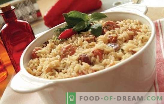 Ryż z mięsem: przepisy krok po kroku. Jak gotować pilaw w doniczkach, zapiekance lub smażyć na chińskim ryżu z mięsem (krok po kroku)