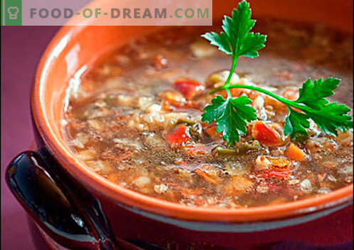 Zupa ze sprawdzoną recepturą gryki. Jak prawidłowo i gotować zupę z kaszą gryczaną.