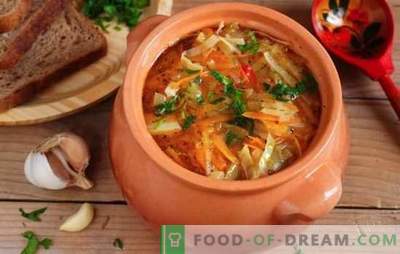 Zupa z kapusty Lean z kapusty kiszonej - przepisy kulinarne i tajemnice gotowania. Jak gotować pyszną chudą zupę z kiszonej kapusty