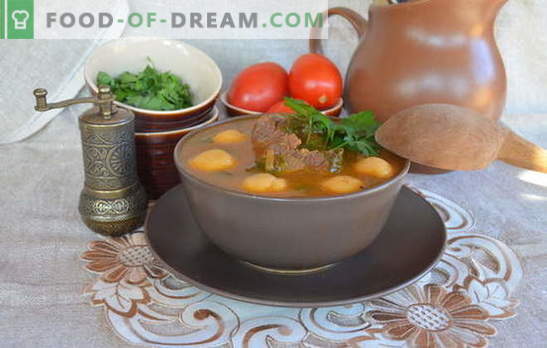 Zupy ormiańskie są arcydziełami wśród pierwszych kursów. Przepisy Zupy ormiańskie z warzywami, soczewicą, fasolą, jogurtem, klopsikami