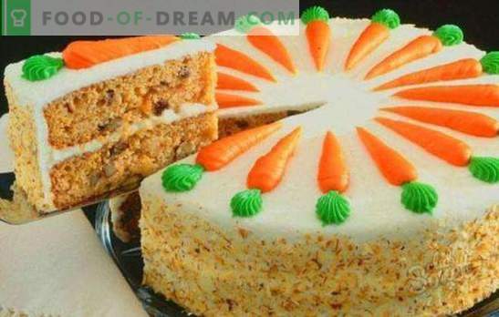 Klasyczne ciasto marchewkowe - soczysty deser jesienny. Klasyczne ciasto marchewkowe z przyprawami, twarogiem, orzechami, czekoladą