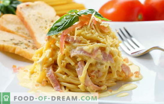 Spaghetti carbonara - pachną jak Włochy! Przepisy spaghetti carbonara z boczkiem, grzybami, szynką, kurczakiem, krewetkami
