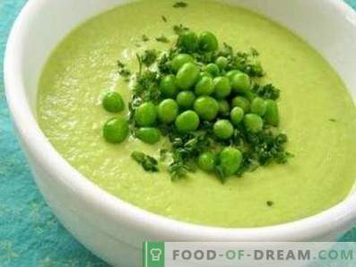 Zupa kremowa z zielonego groszku