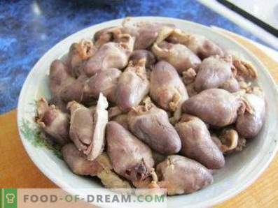 How to cook chicken hearts