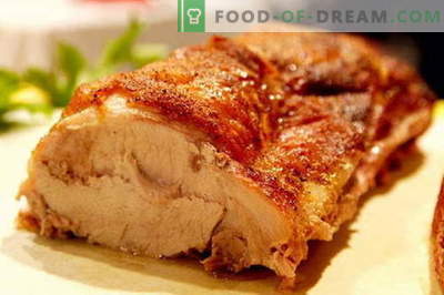 Wieprzowina pieczona w piekarniku - najlepsze przepisy. Jak prawidłowo i smacznie gotować wieprzowinę w piekarniku.
